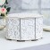 Family Bank with monograms, White, MDF, 27x27x16.5 cm