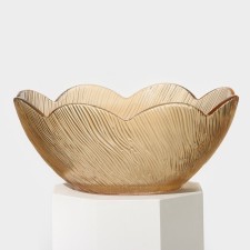Complete glass salad bowl, 1.25 l, d = 22 cm, h = 9 cm