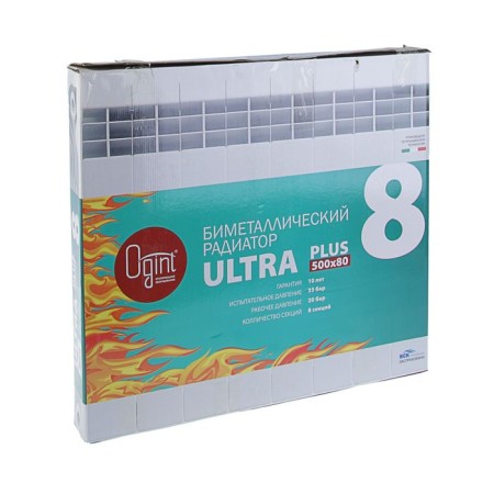 Radiator Bimetallic Ogint Ultra Plus, 500x80, 8 sections-1
