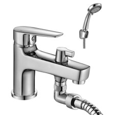 Rossinka S35-38 bath mixer, with short pouring, chrome
