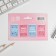 Magnetic bookmarks "Lamantic Reading" on the postcard, 4 pcs