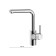 Bravat Palace F7172217CP-1-RRUS kitchen is a single-leaf with high pink, chrome