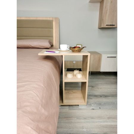 Cleat table "Light", 513 × 300 × 620 mm, sonoma oak color-1