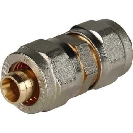 Connecting coupling stout SFS-0005-000016, D = 16 x 16 mm, for metal-plast. pipes, screw-1