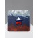 Zvezda icon with the flag of Russia, color in silver