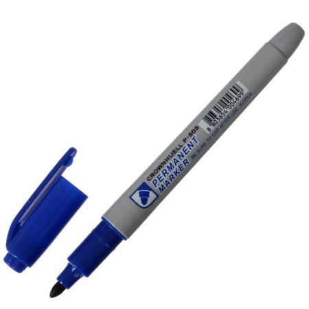 Permanent marker 2.0 mm, Crown P-505, blue-5