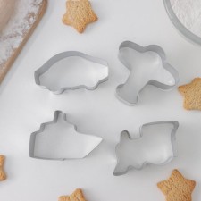 A set of forms for cutting the cookies of the share 