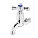 Water bristal tap zein, with a cross, pp, crane-boux, chrome