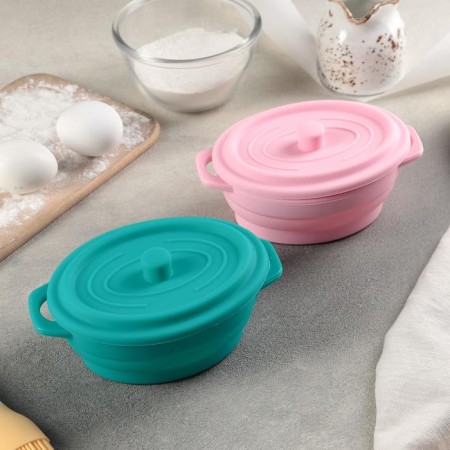 Kokotnitsa - Folding Dilan "Yuzi", silicone, 16.5 × 11 × 7.5 cm, color mixing.-5