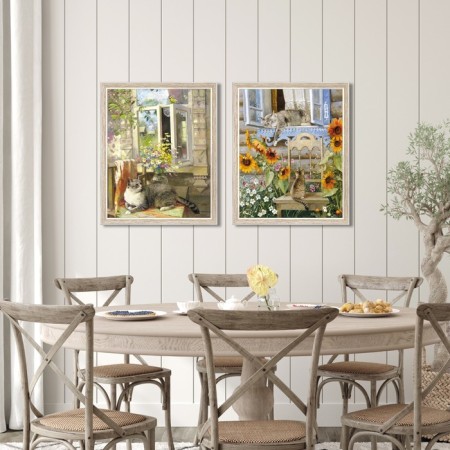 Reproduction of the painting "Random Guest", 40x50 cm, frame 45-003d-4