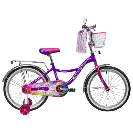 Cycling 20 "Novatrack Little Girlzz, Purple Color