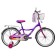 Cycling 20 "Novatrack Little Girlzz, Purple Color