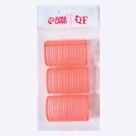 Velcro curlers, d = 4 cm, 6 cm, 3 pcs, color mix-3