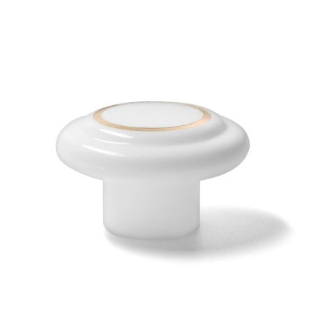 Furniture pen, D = 35, white with gold