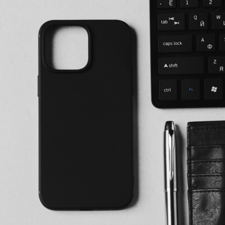 Hoco case for the iPhone 14 Pro Max, TPU, reinforced window under the camera, black-2