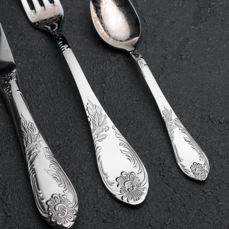 A set of cutlery "Imperial", 24 items, art painting, decorative box-2
