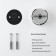Vintage W5822054 switch, 4 positions, two -clavy, silver matte chromium