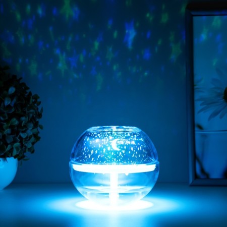 Night-designer with humidifier Cosmos LED USB AKB 13.5x13.5x1.5 cm Risalux-7