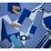 Female apron Snowflakes Blue, size 60x80 cm, blue color
