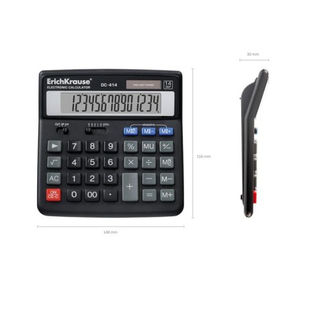 Calculator desktop 14-bit, Erichkrause DC-414-2