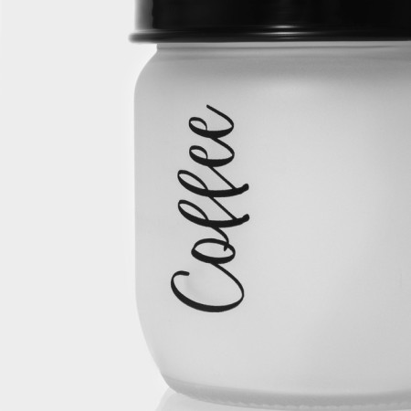 Glass Bank for bulk products Herevin Coffee, 425 ml-2
