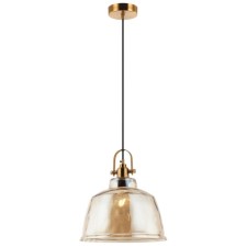 Suspension lamp Bell 1xe27 40W, size 30x30x35.5-150 cm, bronze color