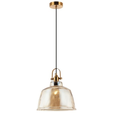 Suspension lamp Bell 1xe27 40W, size 30x30x35.5-150 cm, bronze color