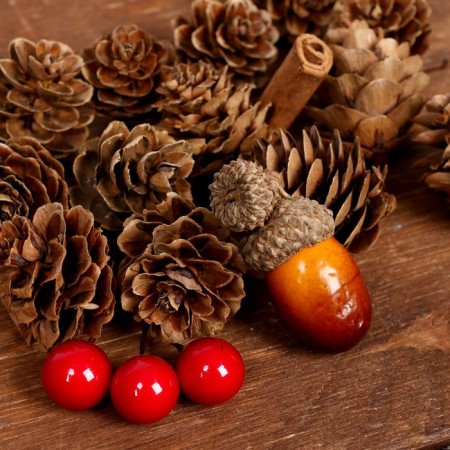 Set of New Year's decor "Spicy cones"-2