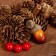Set of New Year's decor "Spicy cones"