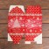 Folding box "Happy New Year and Merry Christmas" 12 x 12 x 12 cm