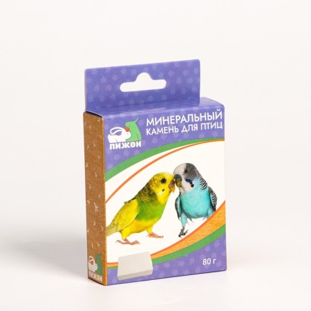 Mineral stone "Pigger" for birds, block, 80 g-8