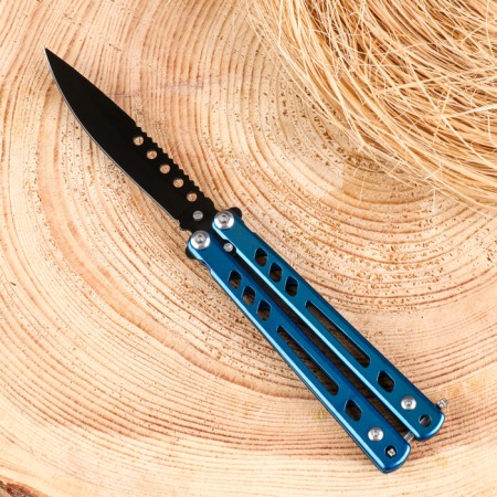 Balu knife "Wing" 16.5cm, blade 73mm/1.5mm, blue-1