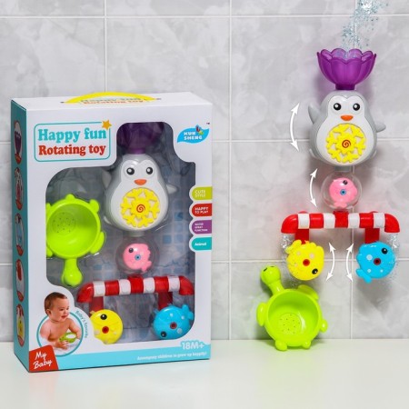 A set of bath toys "Penguin Mach - Mill"-1