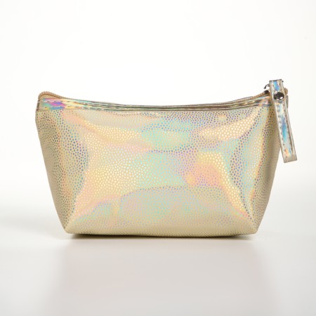 Lightning cosmetic bag, gold color-1