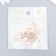 Decor for creativity metal, enamel "White Swan" gold 1.3x1.4 cm