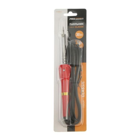 Soldress Proconnect 12-0122-4, durable sting, 30 watts, 220 V, 360 ° C, sting 4.5 mm-3