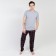T -shirt male, gray color, size 56