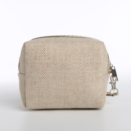 Lightning cosmetic bag, beige color-1