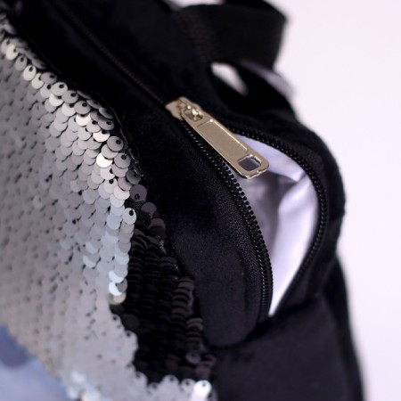 Plush Baby backpack for the girl "Kotik", 26 × 24 cm, for the new year-3