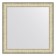EvoFORM mirror in the baguette frame, 59 mm, 63x63 cm, brushed silver color