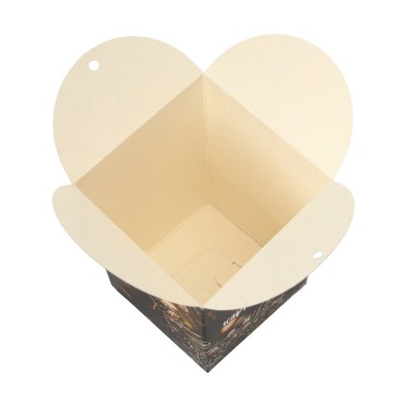 New Year. Bonbonniere, New Year's gift packaging "Happy New Year", 7.5 × 8 × 7.5 cm.-4