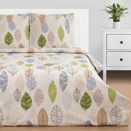 Bed linen "Ethel" 2 joint venture Foliage 175*215 cm, 200*220 cm, 70*70 cm -2 pcs, calico-2