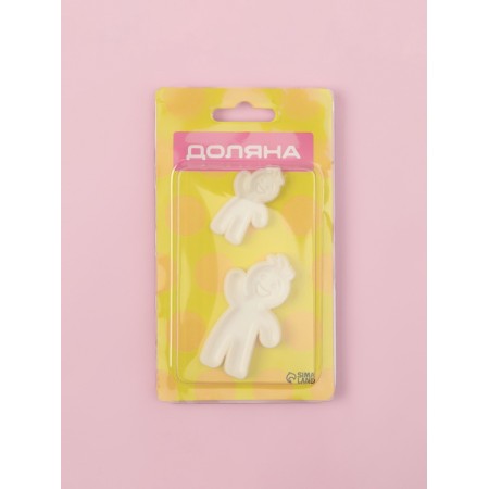 Printing for the test and mastic of the valve "Gingerbread man", set 2 pcs, plastic, dairy-3