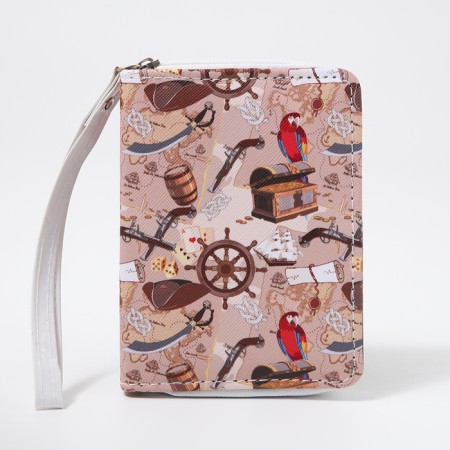 Children's wallet with lightning, beige color-2