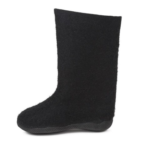Women's boots, black color, size 39 (27 cm)-1