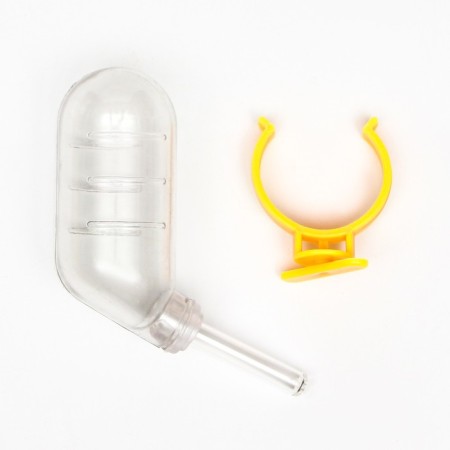 Grazni set: a ball 10 cm and a drinker 60 ml, yellow-4