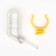 Grazni set: a ball 10 cm and a drinker 60 ml, yellow