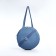 Youth bag with a zipper, blue color