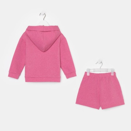 Kid for children (sweatshirt, shorts) KAFTAN "BASIC Line", height 122-128, Fuchsia color-9