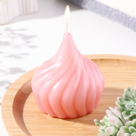 Figure candle "Lug", 8 cm, pink
